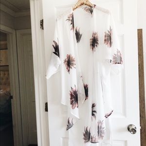 Light weight chiffon kimono